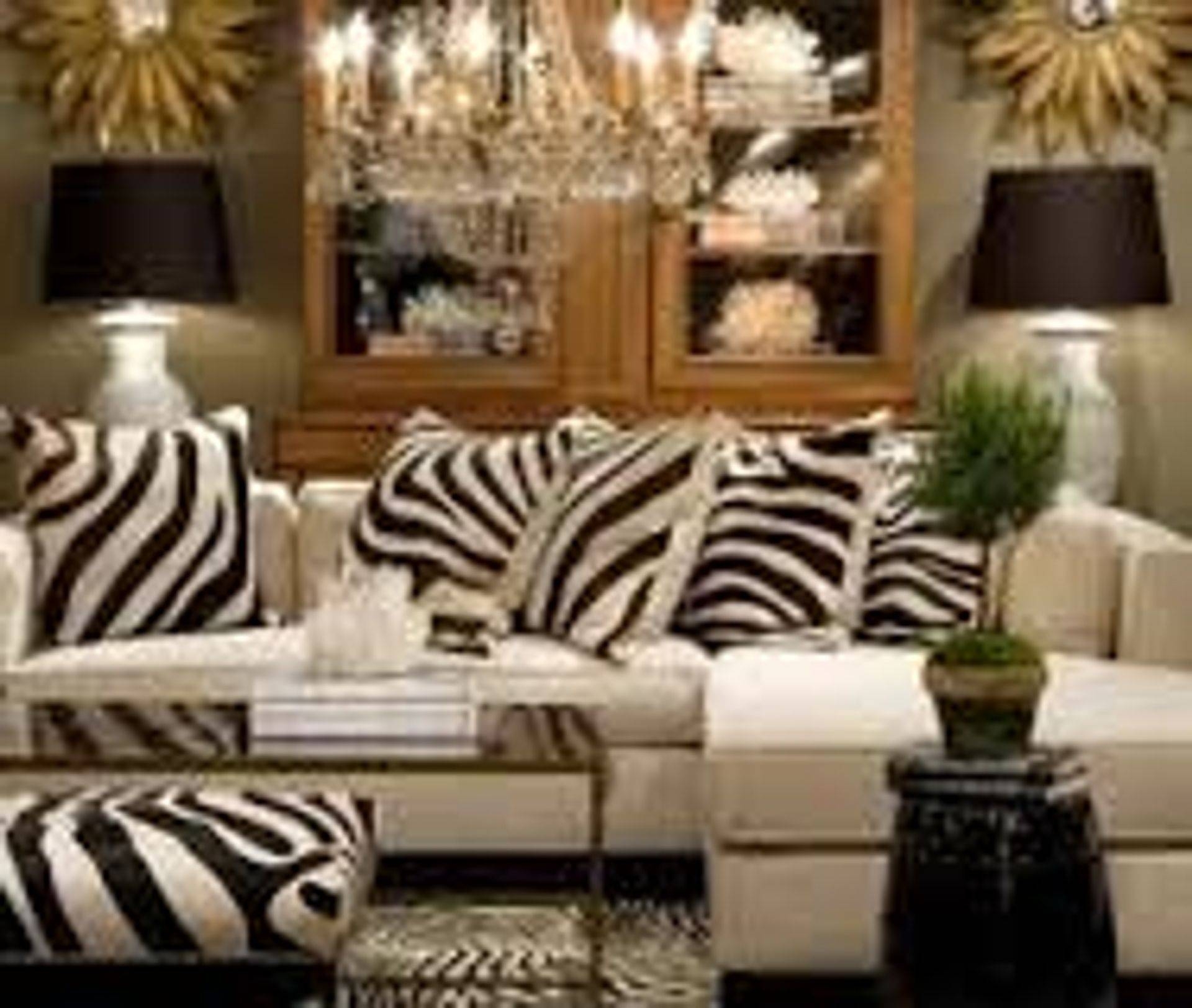 Square Animal Print Leopard Zebra Throw Pillow Case Sofa Cushion Cover #01